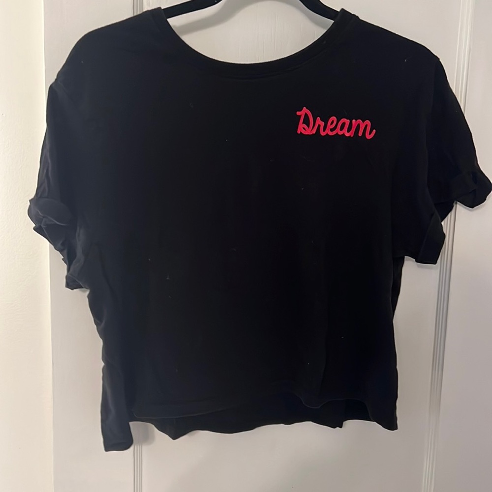 Cotton crop top T-shirt